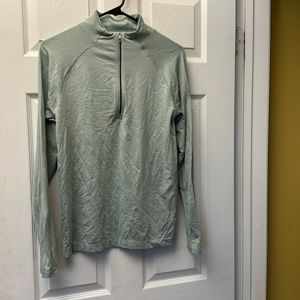 mens metal vent tech 1:2 zip lululemon size small